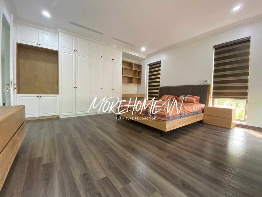 Tab đầu giường gỗ công nghiệp hiện đại trang trí thêm cho không gian thẩm mỹ
