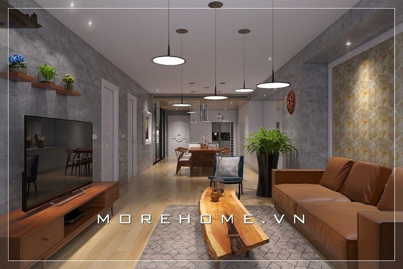 Mẫu thiết kế phòng khách chung cư đẹp và ấn tượng sẽ giúp gia chủ khẳng định được vị thế xứng đáng.